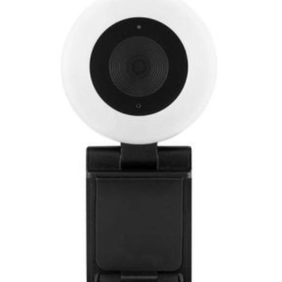 NWT 1440p 5 Megapixel USB Webcam with Adjustable Light Ring (Rich Black) - Picture 1 of 2